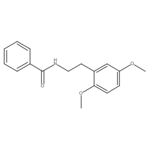 N-(2,5-dimethoxyphenethyl)benzamide结构式