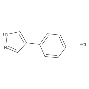 4-phenyl-1H-pyrazole hydrochloride结构式