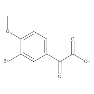 2-(3-Bromo-4-methoxyphenyl)-2-oxoacetic acid结构式