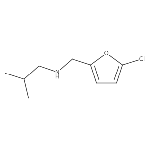 [(5-Chlorofuran-2-yl)methyl](2-methylpropyl)amine Structure