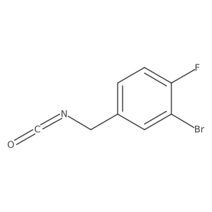 3-Bromo-4-fluoro-isocyanatomethylbenzene Structure