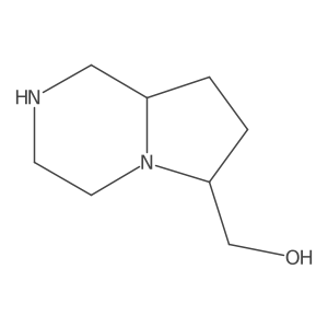 {Octahydropyrrolo[1,2-a]piperazin-6-yl}methanol结构式