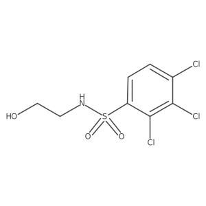 (2-Hydroxyethyl)[(2,3,4-trichlorophenyl)sulfonyl]amine Structure