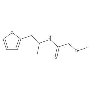 N-(1-(furan-2-yl)propan-2-yl)-2-methoxyacetamide结构式