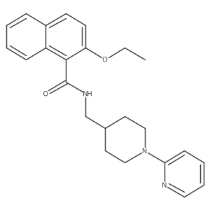 2-ethoxy-N-((1-(pyridin-2-yl)piperidin-4-yl)methyl)-1-naphthamide Structure