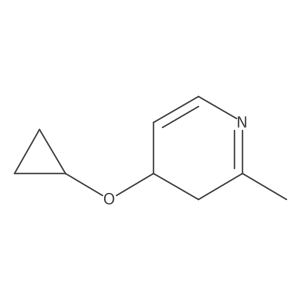 4-Cyclopropoxy-2-methyl-3,4-dihydropyridine结构式