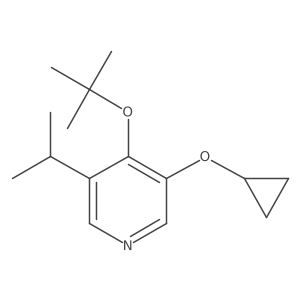 4-Tert-butoxy-3-cyclopropoxy-5-isopropylpyridine Structure