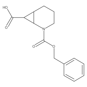 2-[(Benzyloxy)carbonyl]-2-azabicyclo[4.1.0]heptane-7-carboxylic acid Structure