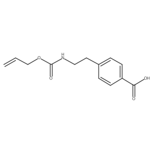 4-(2-{[(Prop-2-en-1-yloxy)carbonyl]amino}ethyl)benzoic acid结构式