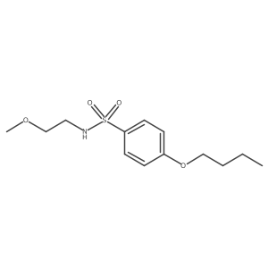 [(4-Butoxyphenyl)sulfonyl](2-methoxyethyl)amine结构式