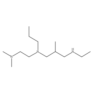 N1-[2-(Dimethylamino)ethyl]-N3-ethyl-2-methyl-N1-propyl-1,3-propanediamine结构式