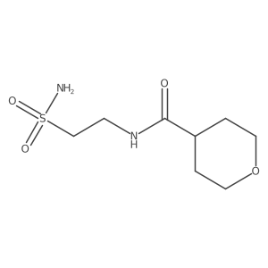 N-(2-sulfamoylethyl)oxane-4-carboxamide Structure