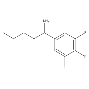 1-(3,4,5-Trifluorophenyl)pentan-1-amine结构式