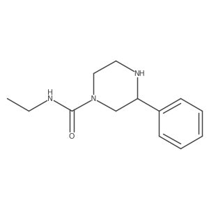 N-ethyl-3-phenylpiperazine-1-carboxamide结构式