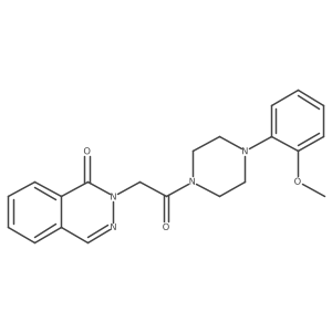 2-{2-[4-(2-methoxyphenyl)piperazino]-2-oxoethyl}-1(2H)-phthalazinone Structure