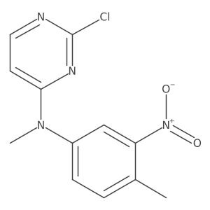 2-chloro-N-methyl-N-(4-methyl-3-nitrophenyl)-4-Pyrimidinamine Structure