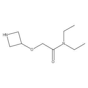 2-(azetidin-3-yloxy)-N,N-diethylacetamide Structure