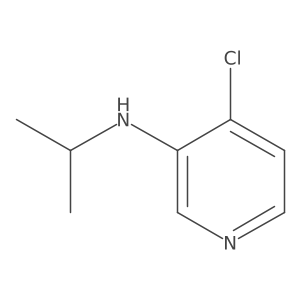 3-Pyridinamine, 4-chloro-N-(1-methylethyl)-结构式