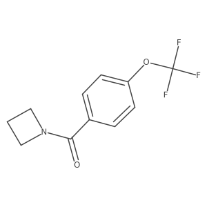 1-[4-(Trifluoromethoxy)benzoyl]azetidine结构式