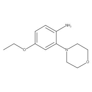4-Ethoxy-2-morpholin-4-ylaniline结构式