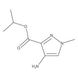 Isopropyl 4-amino-1-methyl-1h-pyrazole-3-carboxylate Structure