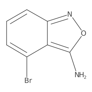 3-Amino-4-bromobenzisoxazole结构式