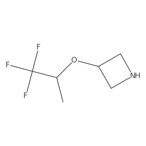 3-(2,2,2-Trifluoro-1-methyl-ethoxy)azetidine Structure