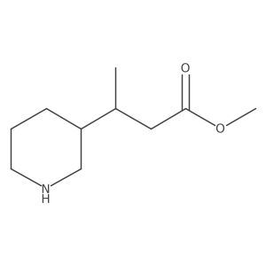 Methyl 3-(piperidin-3-yl)butanoate Structure