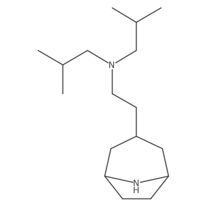 (2-{8-Azabicyclo[3.2.1]octan-3-yl}ethyl)bis(2-methylpropyl)amine结构式