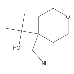 2-[4-(Aminomethyl)oxan-4-yl]propan-2-ol Structure