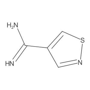 1,2-Thiazole-4-carboximidamide结构式