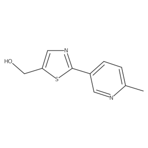 [2-(6-Methylpyridin-3-yl)-1,3-thiazol-5-yl]methanol Structure