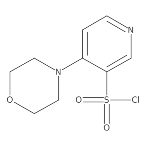 4-Morpholinopyridine-3-sulfonyl chloride结构式