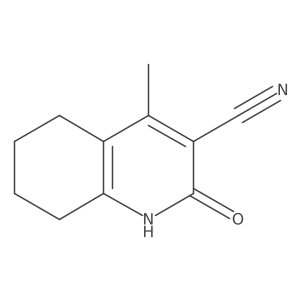 4-methyl-2-oxo-5,6,7,8-tetrahydro-1H-quinoline-3-carbonitrile Structure