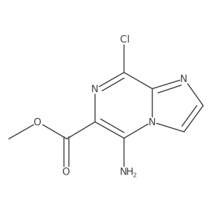 Methyl 5-amino-8-chloroimidazo[1,2-a]pyrazine-6-carboxylate Structure