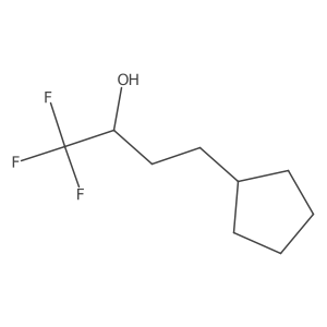 (2R)-4-cyclopentyl-1,1,1-trifluorobutan-2-ol Structure
