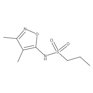 N-(dimethyl-1,2-oxazol-5-yl)propane-1-sulfonamide Structure