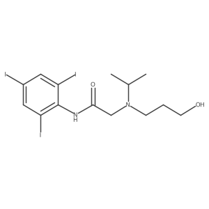Acetamide, 2-[(3-hydroxypropyl)(1-methylethyl)amino]-N-(2,4,6-triiodophenyl)-结构式