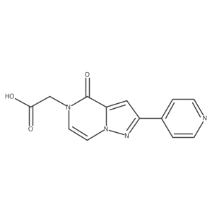 2-(4-Oxo-2-(pyridin-4-yl)pyrazolo[1,5-a]pyrazin-5(4H)-yl)acetic acid Structure