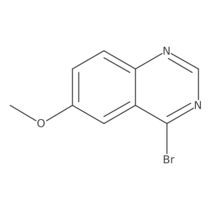 4-Bromo-6-methoxyquinazoline结构式