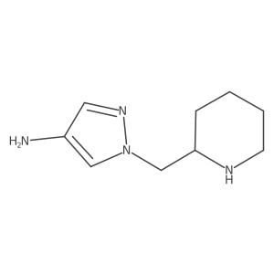 1-(piperidin-2-ylmethyl)-1H-pyrazol-4-amine Structure