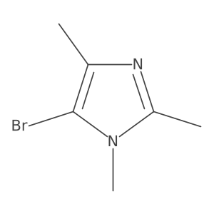 5-Bromo-1,2,4-trimethyl-1H-imidazole结构式