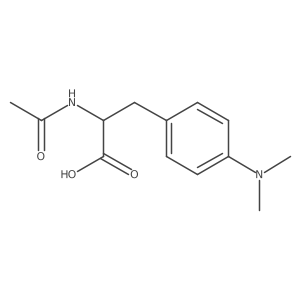 (2S)-3-[4-(dimethylamino)phenyl]-2-acetamidopropanoic acid Structure