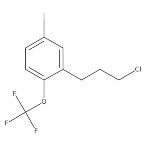 1-(3-Chloropropyl)-5-iodo-2-(trifluoromethoxy)benzene结构式