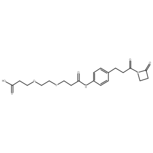 Azd-peg2-acid结构式