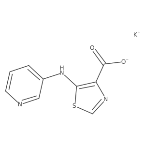 Potassium 5-[(pyridin-3-yl)amino]-1,3-thiazole-4-carboxylate Structure