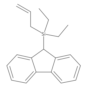 9-(Allyldiethylsilyl)fluorene结构式