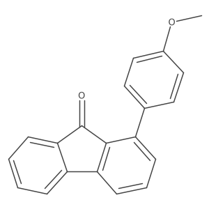 1-(4-Methoxyphenyl)-9H-fluoren-9-one结构式