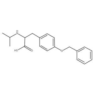(S)-3-(4-(benzyloxy)phenyl)-2-(isopropylamino)propanoic acid Structure