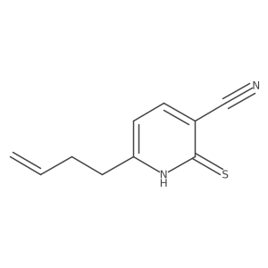 6-(3-Buten-1-yl)-1,2-dihydro-2-thioxo-3-pyridinecarbonitrile结构式